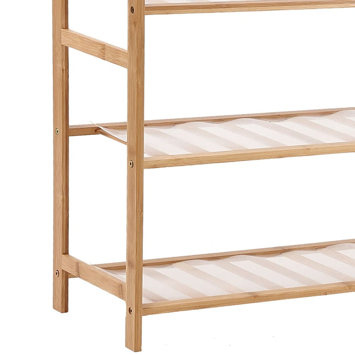 Goslash Picks Bamboo Shoe Rack Storage Wooden Organizer