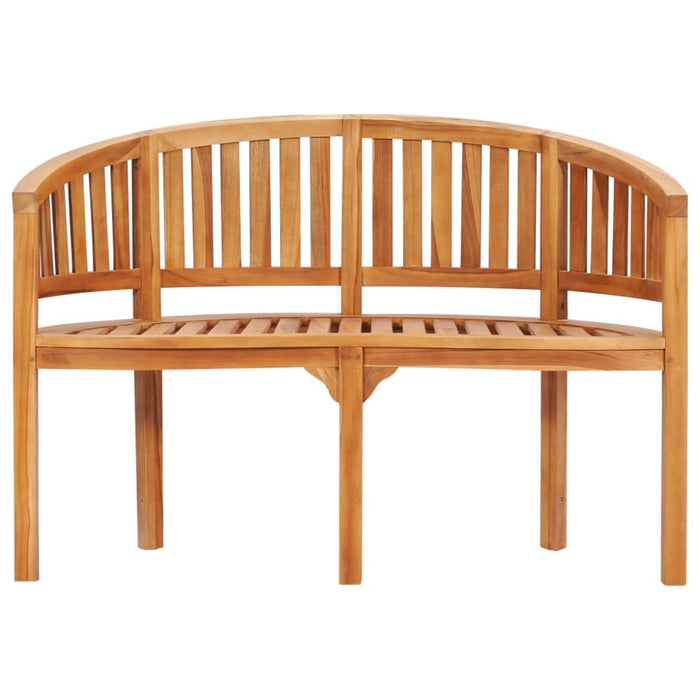 Banana Bench Solid Teak Wood Anbxb