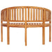 Banana Bench Solid Teak Wood Anbxb