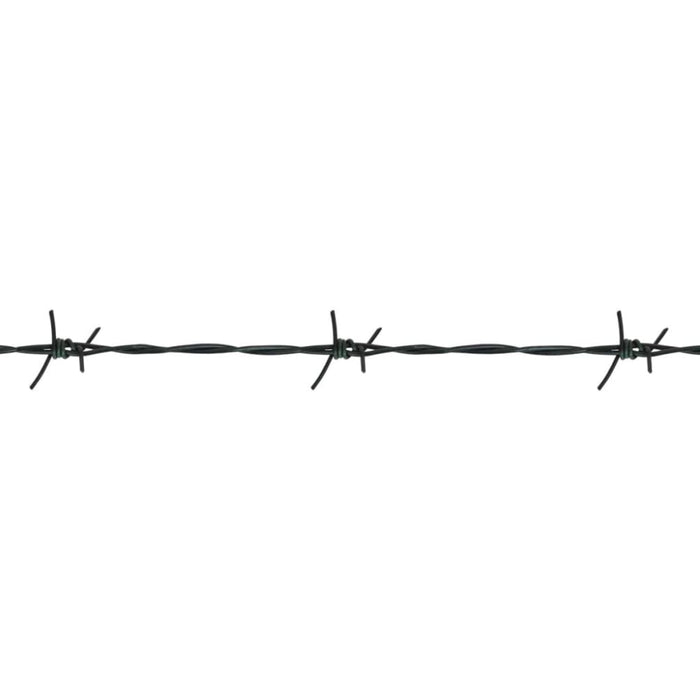 Barbed Wire Entanglement Green Roll 100 m
