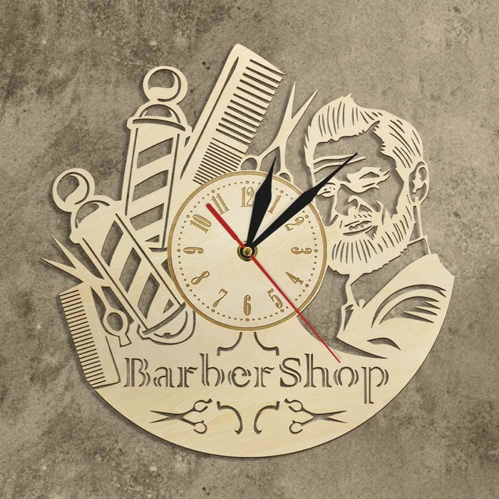 Barber Shop Wall Clock