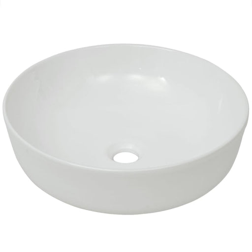 Basin Round Ceramic White 41.5x13.5 Cm Oaxtti