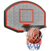 Basketball Backboard Black 71x45x2 Cm Polyethene Ktlli