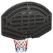 Basketball Backboard Black 90x60x2 Cm Polyethene Ktlll