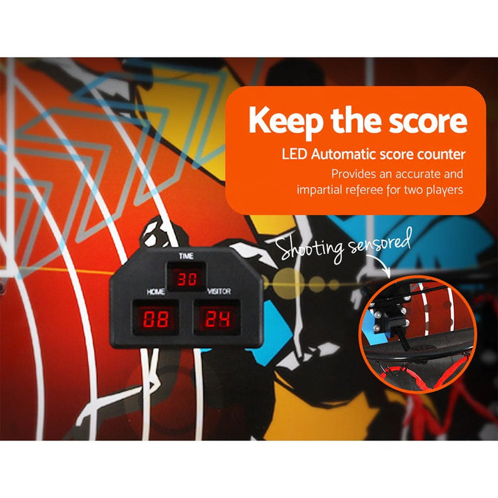 Basketball Game Double Shooting Electronic Scoring Folding