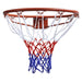 Basketball Goal Hoop Set Rim with Net Orange 45 Cm Kbakn