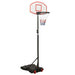 Basketball Stand White 216-250 Cm Polyethene Ktlpp