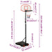 Basketball Stand White 216-250 Cm Polyethene Ktlpp
