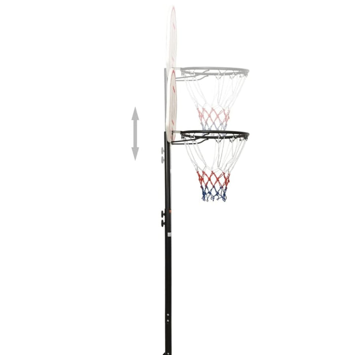 Basketball Stand White 216-250 Cm Polyethene Ktlpp