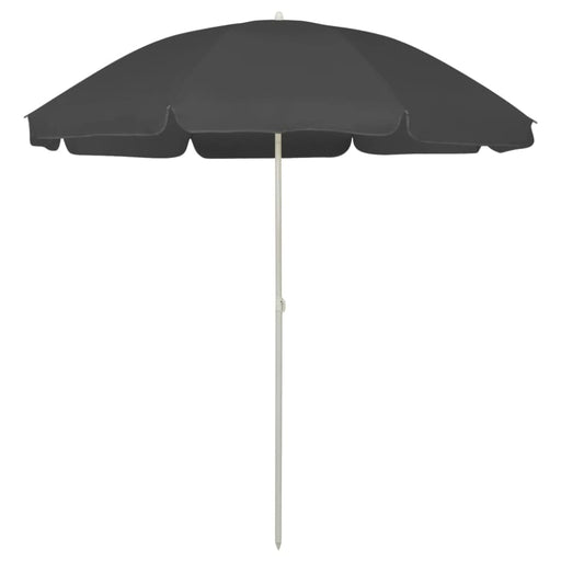 Beach Umbrella Anthracite 240 Cm Toaibl