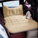 2x Beige Honeycomb Inflatable Car Mattress Portable Camping