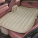 2x Beige Stripe Inflatable Car Mattress Portable Camping
