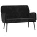 Bench Black 108x79x79 Cm Velvet Tpoaok