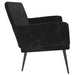 Bench Black 108x79x79 Cm Velvet Tpoaok