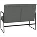 Bench Dark Grey 100x64x80 Cm Fabric Tpotpx