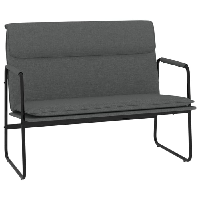Bench Dark Grey 100x64x80 Cm Fabric Tpotpx