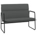 Bench Dark Grey 100x64x80 Cm Fabric Tpotpx