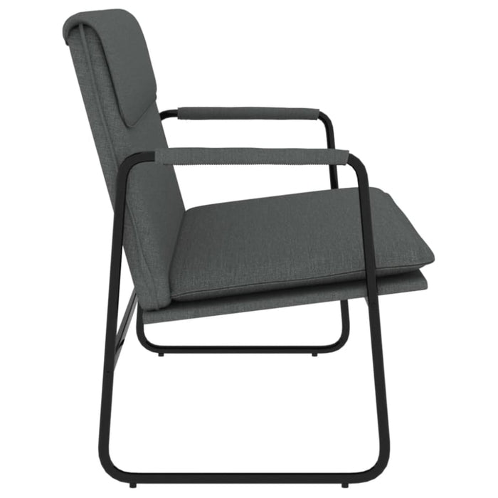 Bench Dark Grey 100x64x80 Cm Fabric Tpotpx