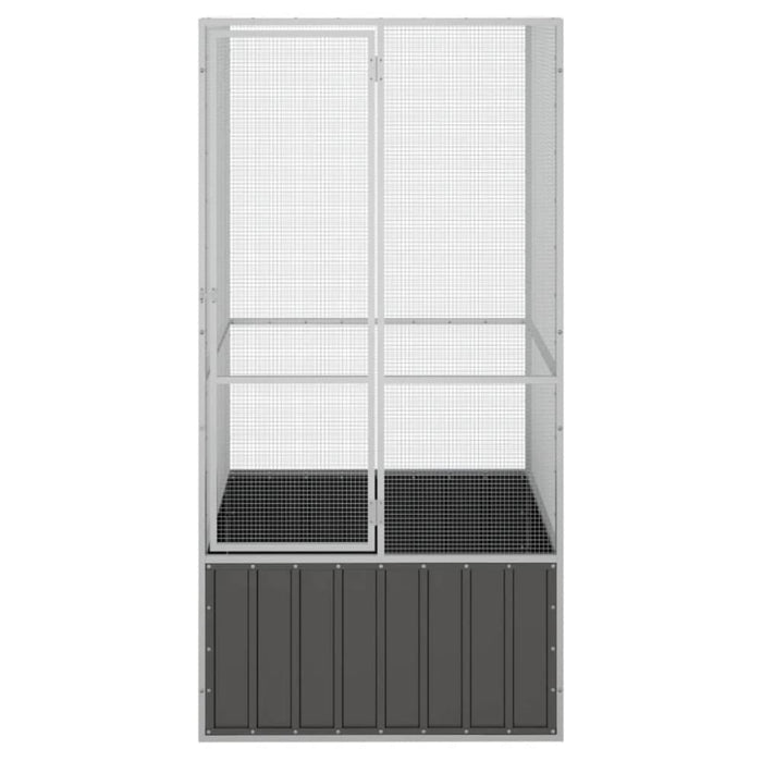 Bird Cage Anthracite 111x107x211.5 Cm Galvanised Steel