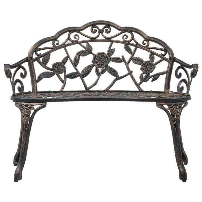 Bistro Bench Bronze Cast Aluminium Ainpk