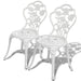 Bistro Chairs 2 Pcs Cast Aluminium White Atoil