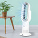 Bladeless Electric Fan Cooler Heater 2 In 1 Air Cool Sleep