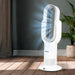 Bladeless Electric Fan Cooler Heater 2 In 1 Air Cool Sleep