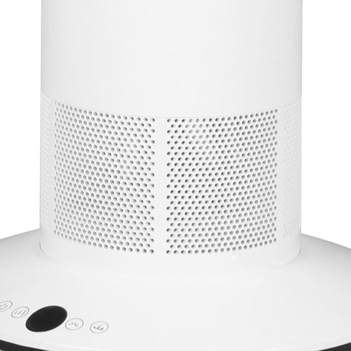 Bladeless Electric Fan Cooler Heater Air Cool Sleep Timer