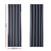 Goslash Picks 2x Blockout Curtains Blackout Window Curtain