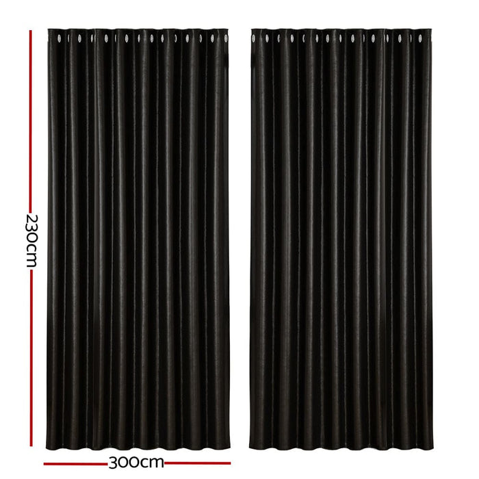 Goslash Picks 2x Blockout Curtains Blackout Window Curtain