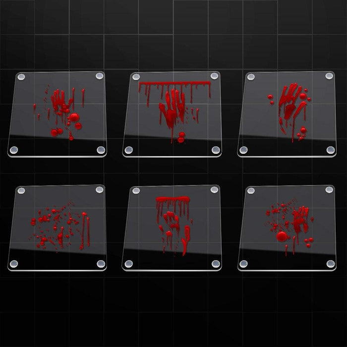 Blood Spatter Slide Coasters