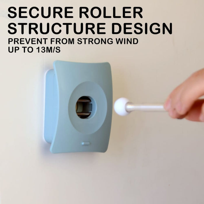 Blue Door Stopper Wall Mount Stop Adhesive Catch Hole