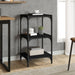 Book Cabinet Black 40x33x70.5 Cm Engineered Wood and Steel