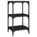 Book Cabinet Black 40x33x70.5 Cm Engineered Wood and Steel