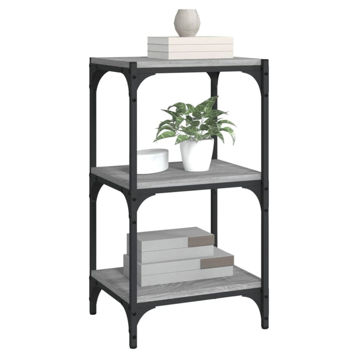 Book Cabinet Grey Sonoma 40x33x70.5 Cm Engineered Wood