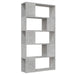 Book Cabinet Room Divider Concrete Grey 80x24x155 Cm