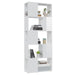 Book Cabinet Room Divider Glossy Look White Nbkbkp