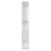 Book Cabinet Room Divider Glossy Look White Nbkbkp