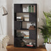 Book Cabinet Room Divider Grey Chipboard Nbkoap