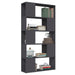 Book Cabinet Room Divider Grey Chipboard Nbkoap