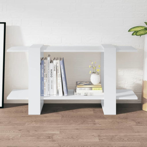 Book Cabinet White 100x30x51 Cm Engineered Wood Nooppl