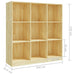 Book Cabinet/room Divider 104x33.5x110 Cm Solid Pinewood 