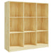 Book Cabinet/room Divider 104x33.5x110 Cm Solid Pinewood 