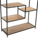 Bookcase Solid Firwood and Steel Xalaxi