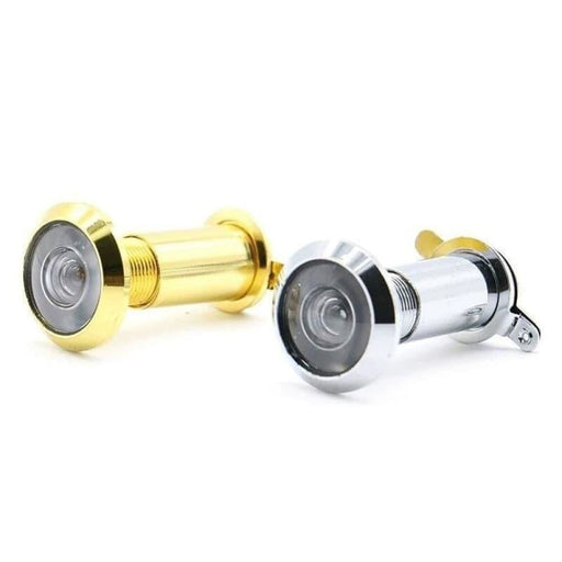 Brass 200 Degree Door Viewer Wide Angle Peephole Security