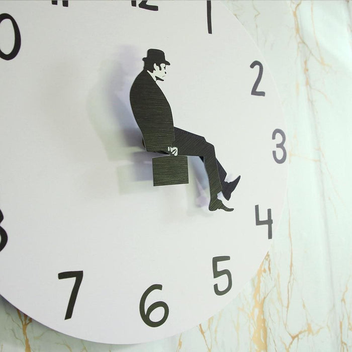 British Comedy Inspired Ministry of Silly Walk Wall Clock