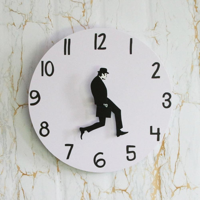British Comedy Inspired Ministry of Silly Walk Wall Clock