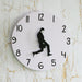 British Comedy Inspired Ministry of Silly Walk Wall Clock