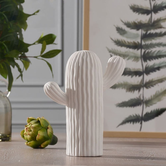Cactus Figurines Home Decoration Ceramic Statue Office