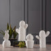 Cactus Figurines Home Decoration Ceramic Statue Office